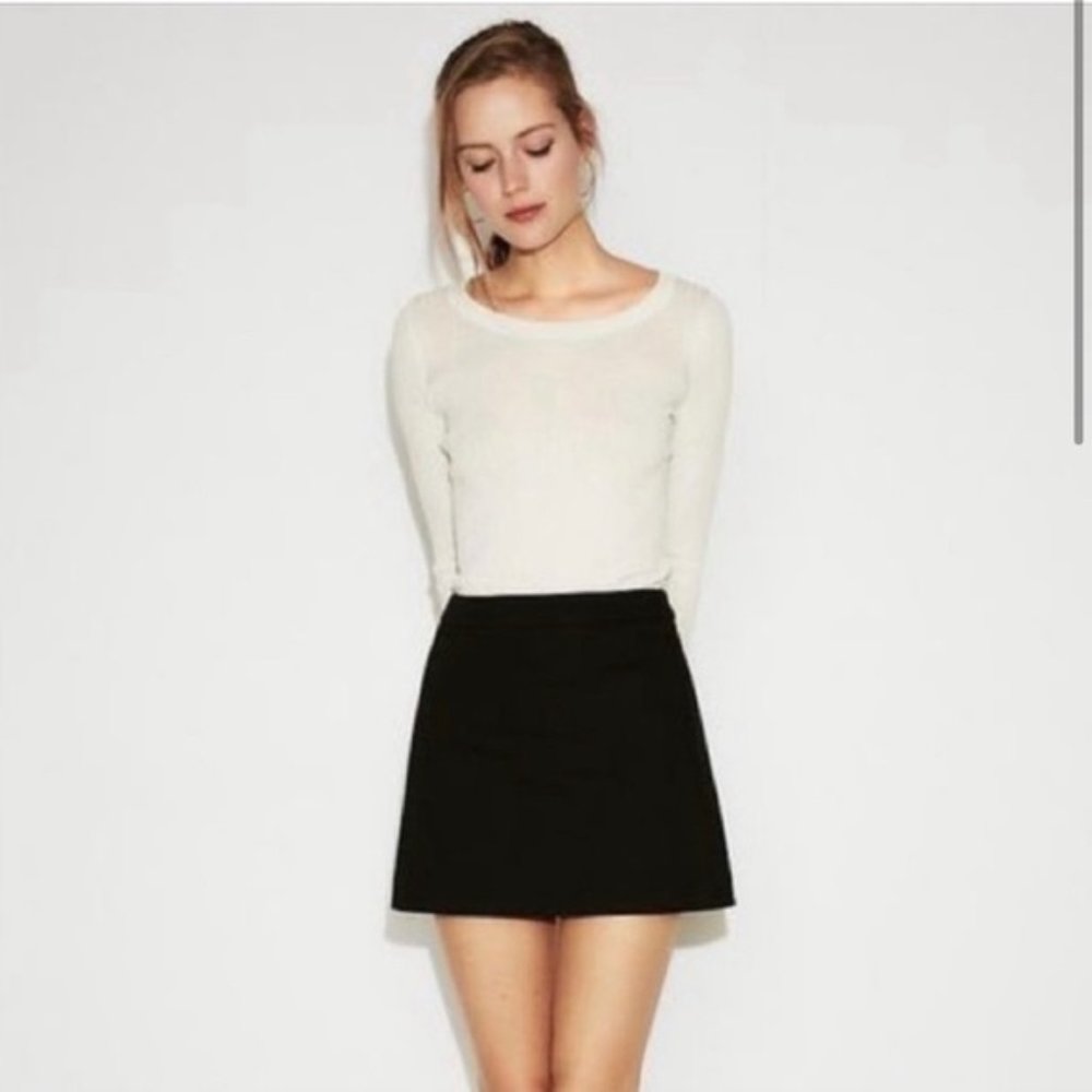 Express Black Mini Skirt Size 9/10